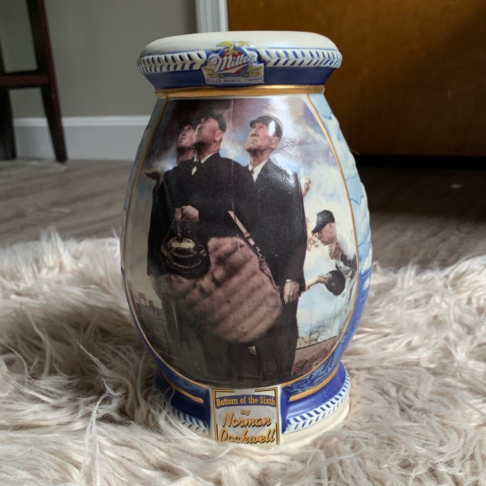 Collectible Norman Rockwell Miller Beer Stein